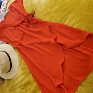 Zara wrap dress sz small